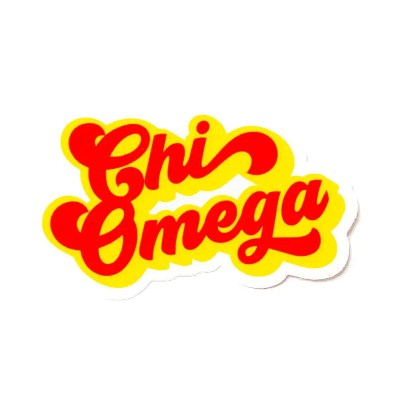 Over The Moon Sorority Retro Decal CHI OMEGA