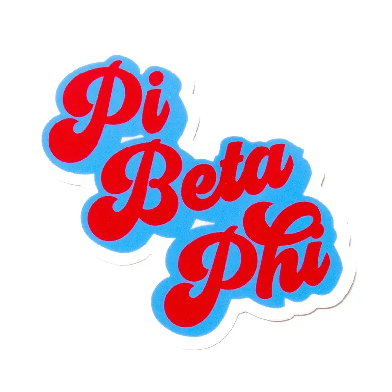 Sorority Retro Decal PI BETA PHI