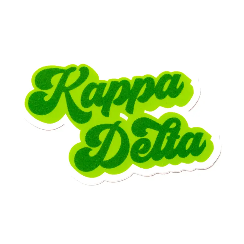 Sorority Retro Decal KAPPA DELTA