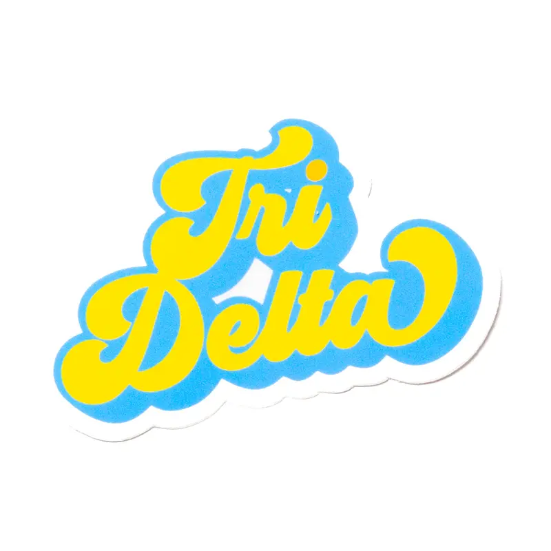 Sorority Retro Decal TRI DELTA