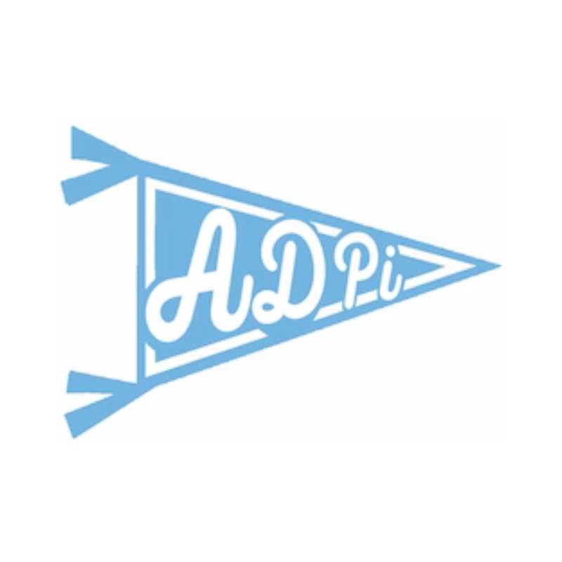 ALPHA DELTA PI  Pennant Decal