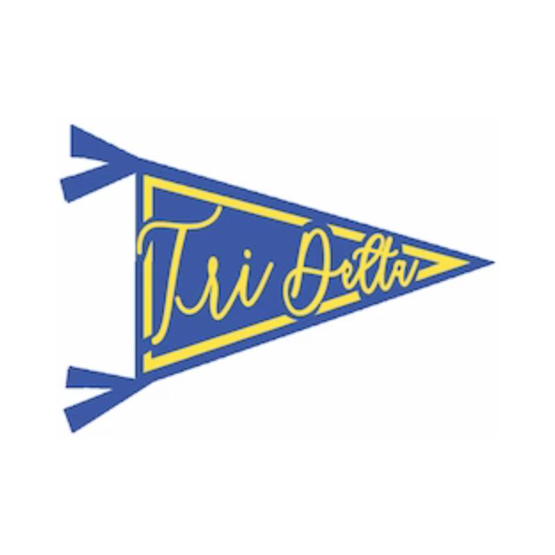 TRI DELTA Pennant Decal
