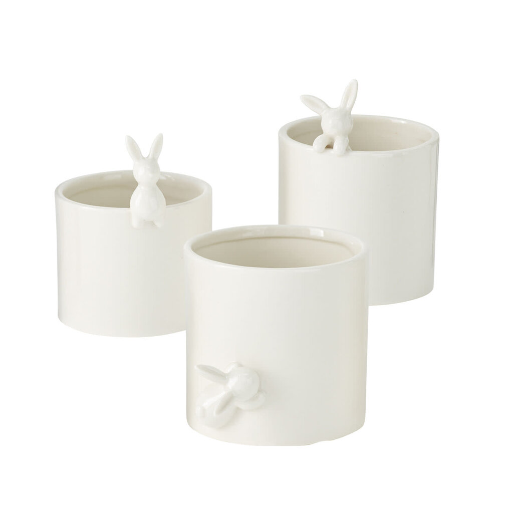 Peeking Bunny Pot Large