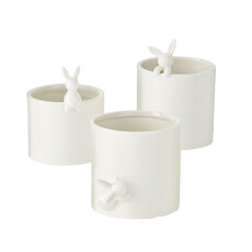 Peeking Bunny Pot Large