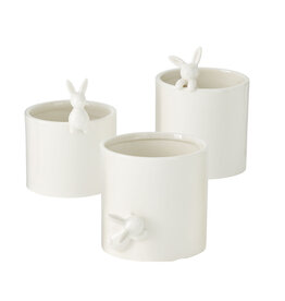 Peeking Bunny Pot Large