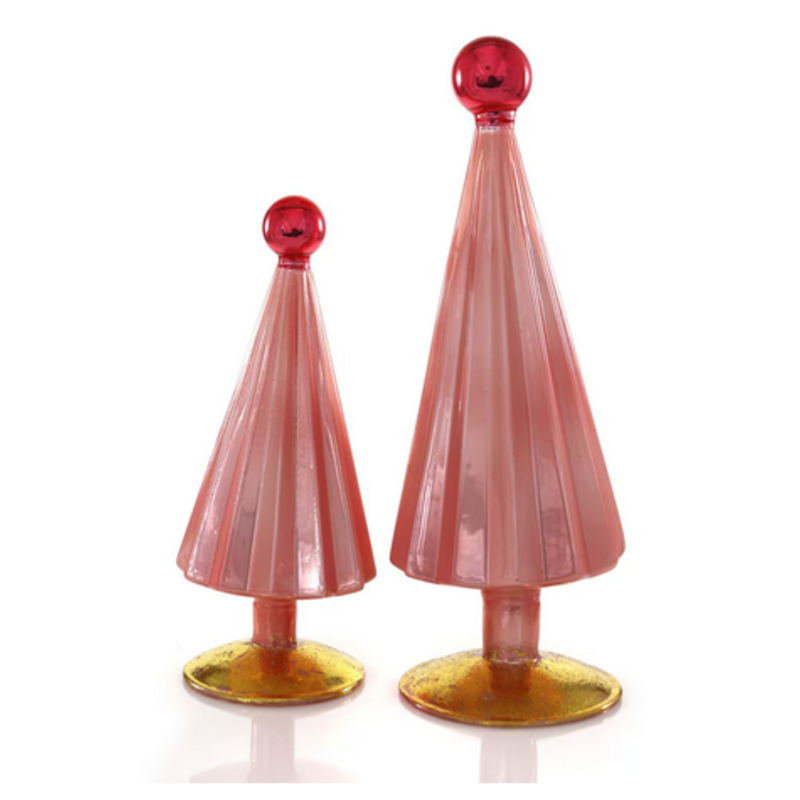Cody Foster & Co Pleated Tree Pink Red 6in