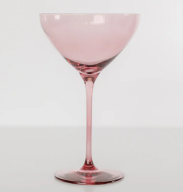 Estelle Colored Glass Rose Martini Glass