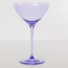 Estelle Colored Glass Lavender Martini Glass