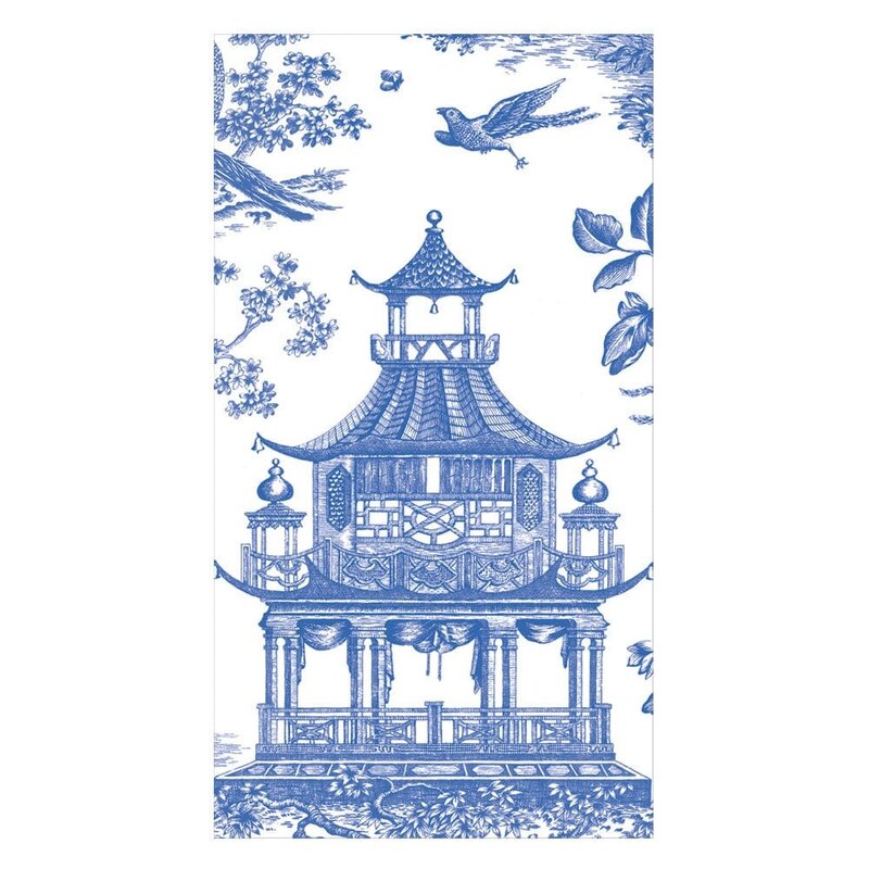 Chinoiserie Toile Guest Towel