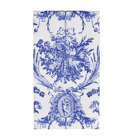 Romantic Toile Blue Guest Towel