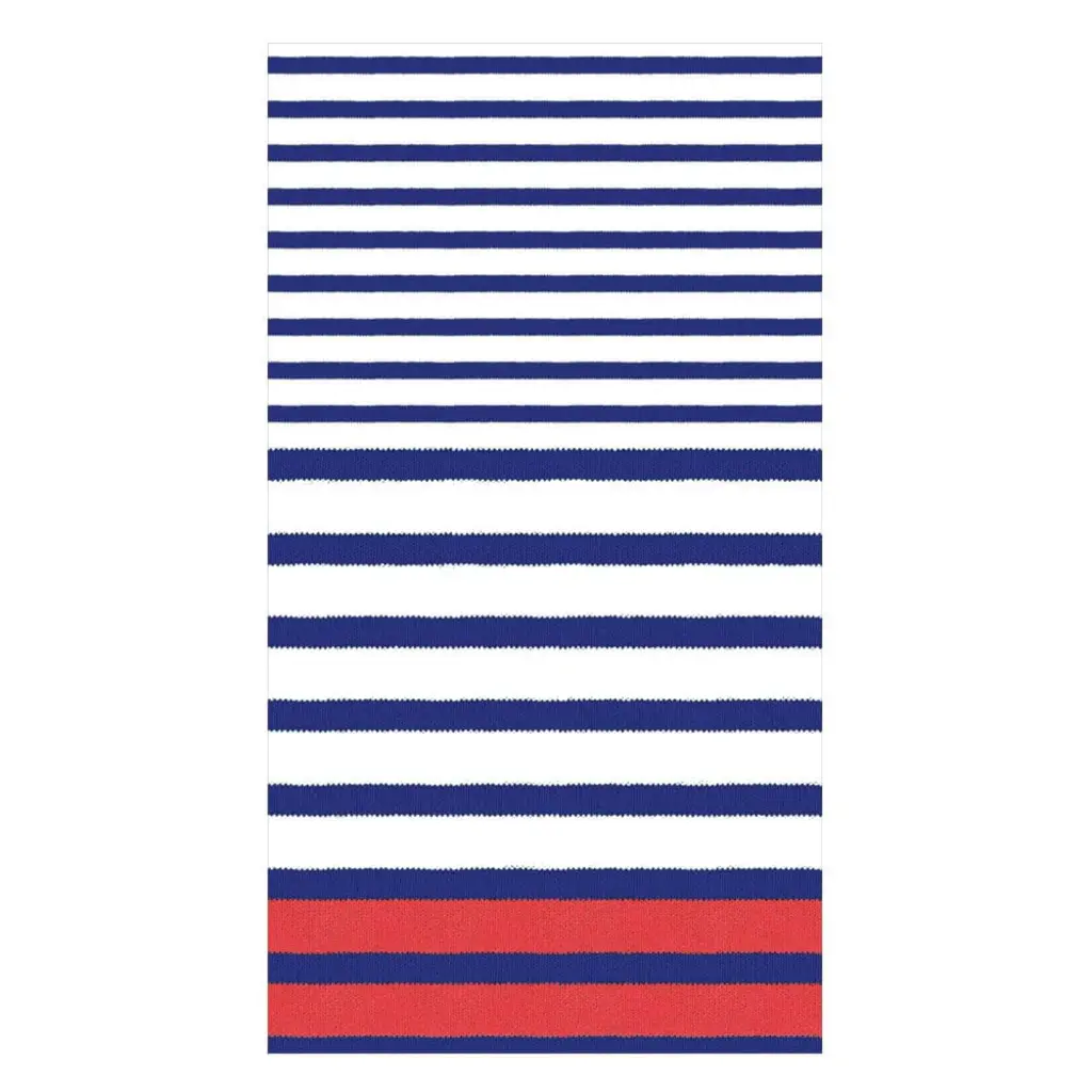 Breton Stripe Blue Guest Towel
