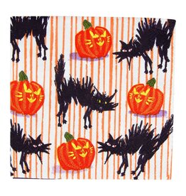 Halloween Cats Cocktail Napkin