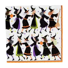 Witches Conga Line Cocktail Napkin