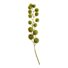 Green flocked ball stem 32 inch