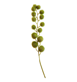 Green flocked ball stem 32 inch