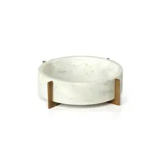 IN-7171 Nairobi White marble bowl