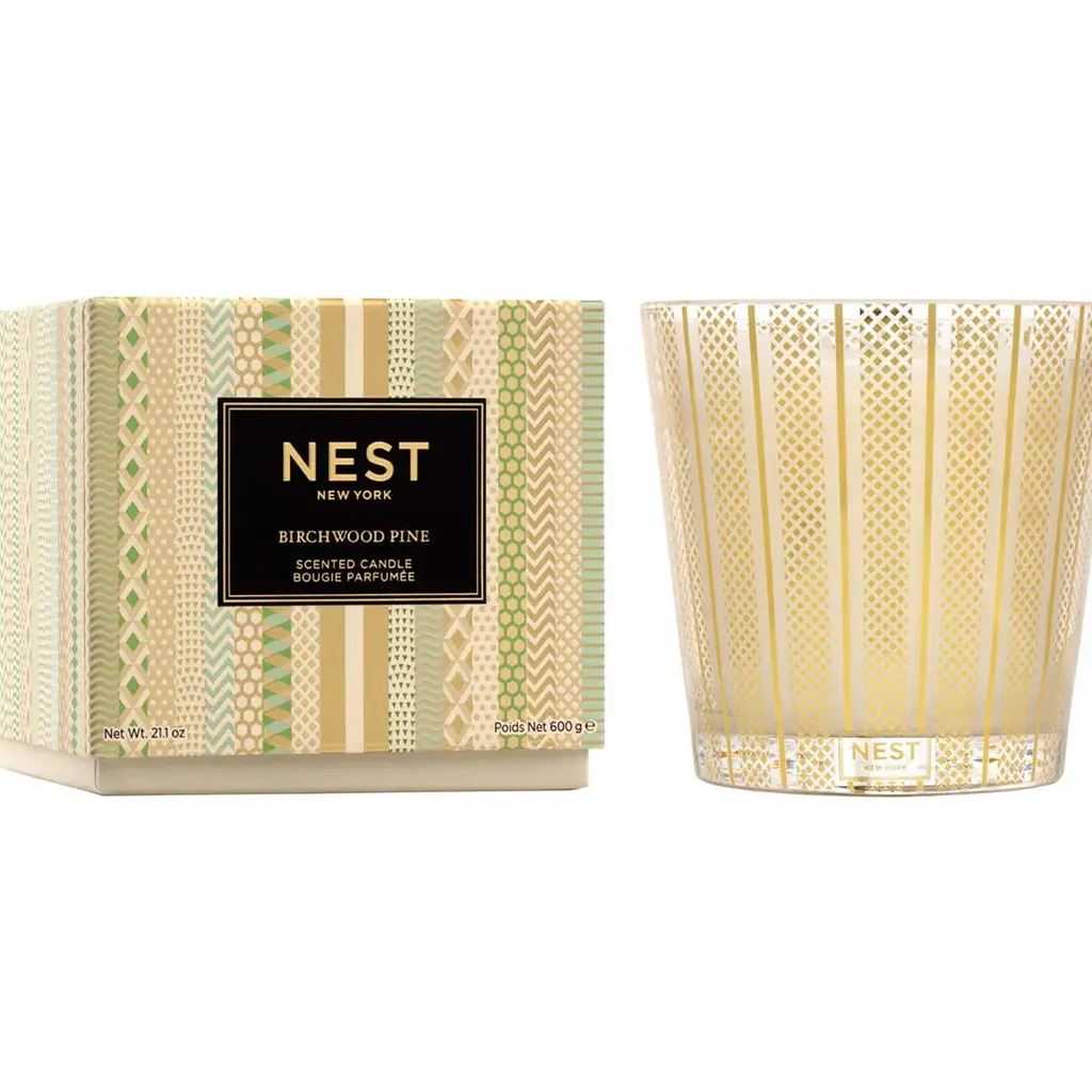 NEST New York Birchwood Pine 3-Wick Candle 21.1oz