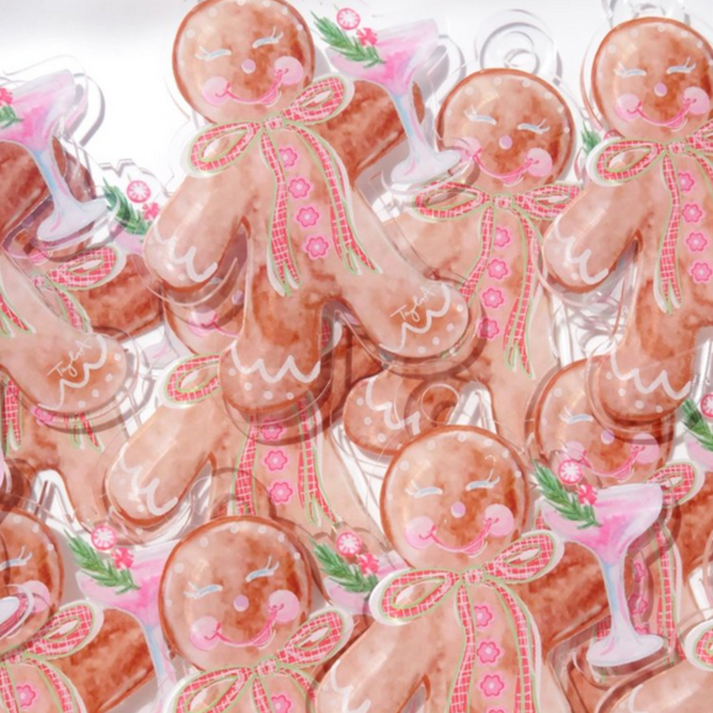 Taylor A Designs Gingerbread Acrylic Ornament