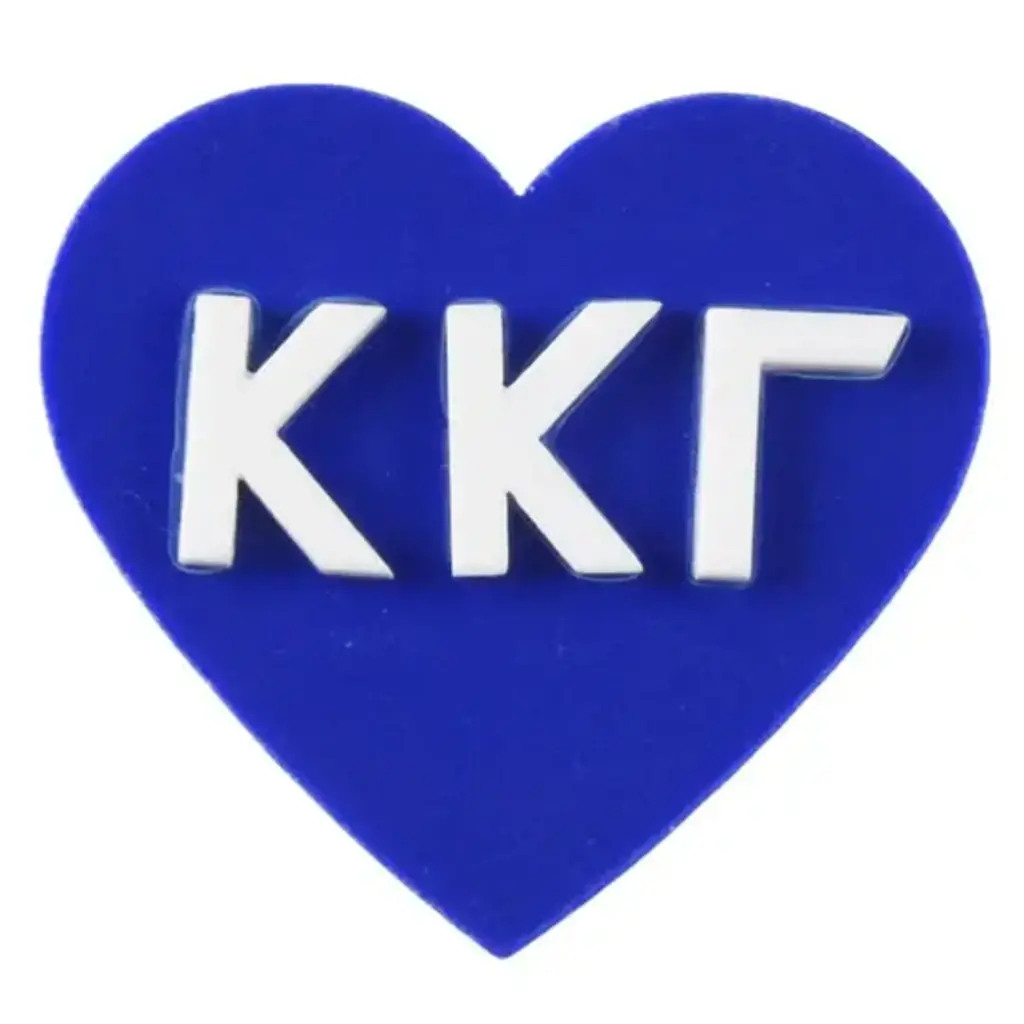 Sorority Acrylic Heart Pin Kappa Kappa Gamma