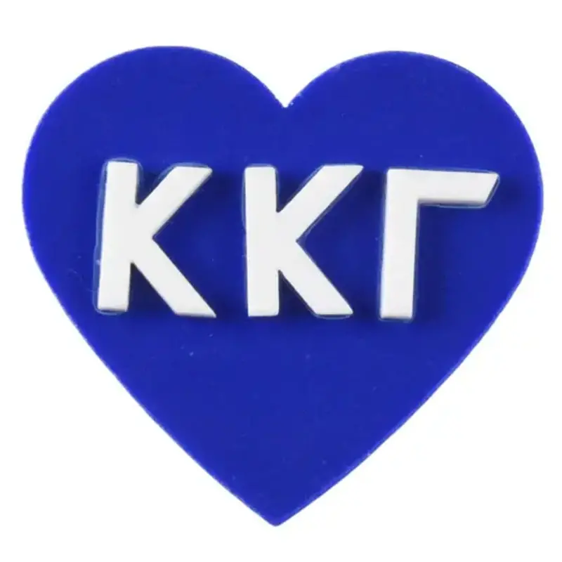 Sorority Acrylic Heart Pin Kappa Kappa Gamma