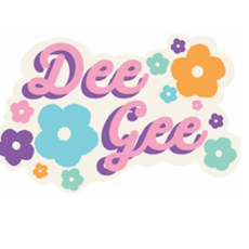 Greek Flower Child Decal Delta Gamma