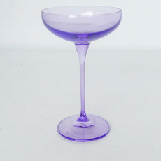 Estelle Colored Glass Lavender Champagne Coupe