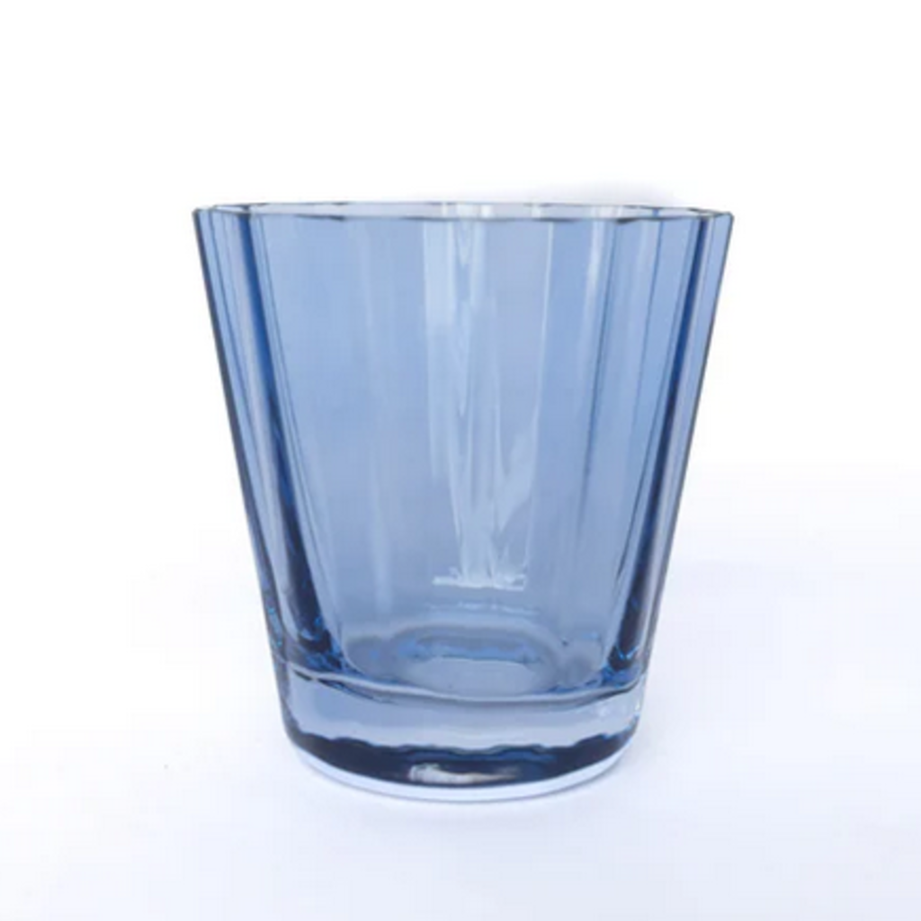 Estelle Colored Glass Cobalt Blue Sunday Low Ball