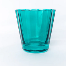 Estelle Colored Glass Emerald Green Sunday Low Ball