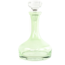 Estelle Colored Glass Mint Green Vogue Decanter