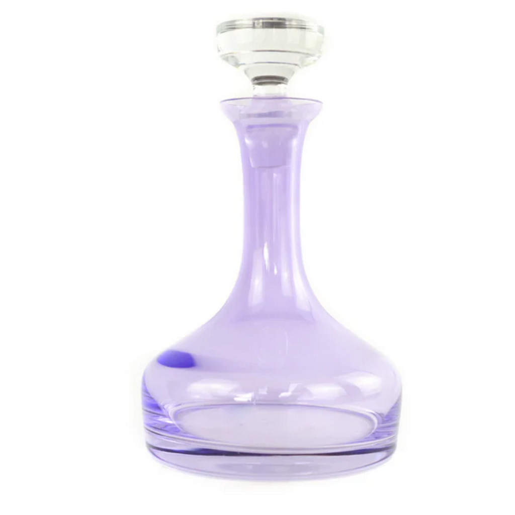 Estelle Colored Glass Lavender Vogue Decanter