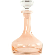 Estelle Colored Glass Blush Pink Vogue Decanter