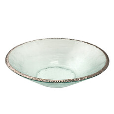 Annie Glass E165P - Edgey 13 1/4" Round Bowl
