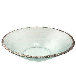 Annie Glass E165P - Edgey 13 1/4" Round Bowl