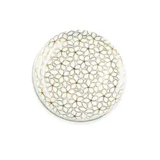 Annie Glass Daisy Chain Salad Plate