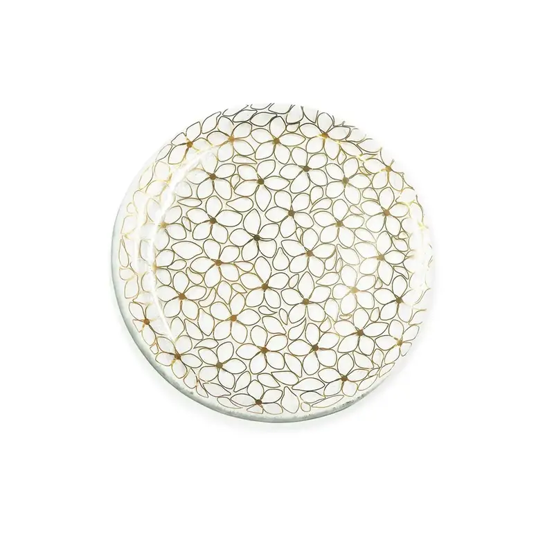 Annie Glass Daisy Chain Salad Plate