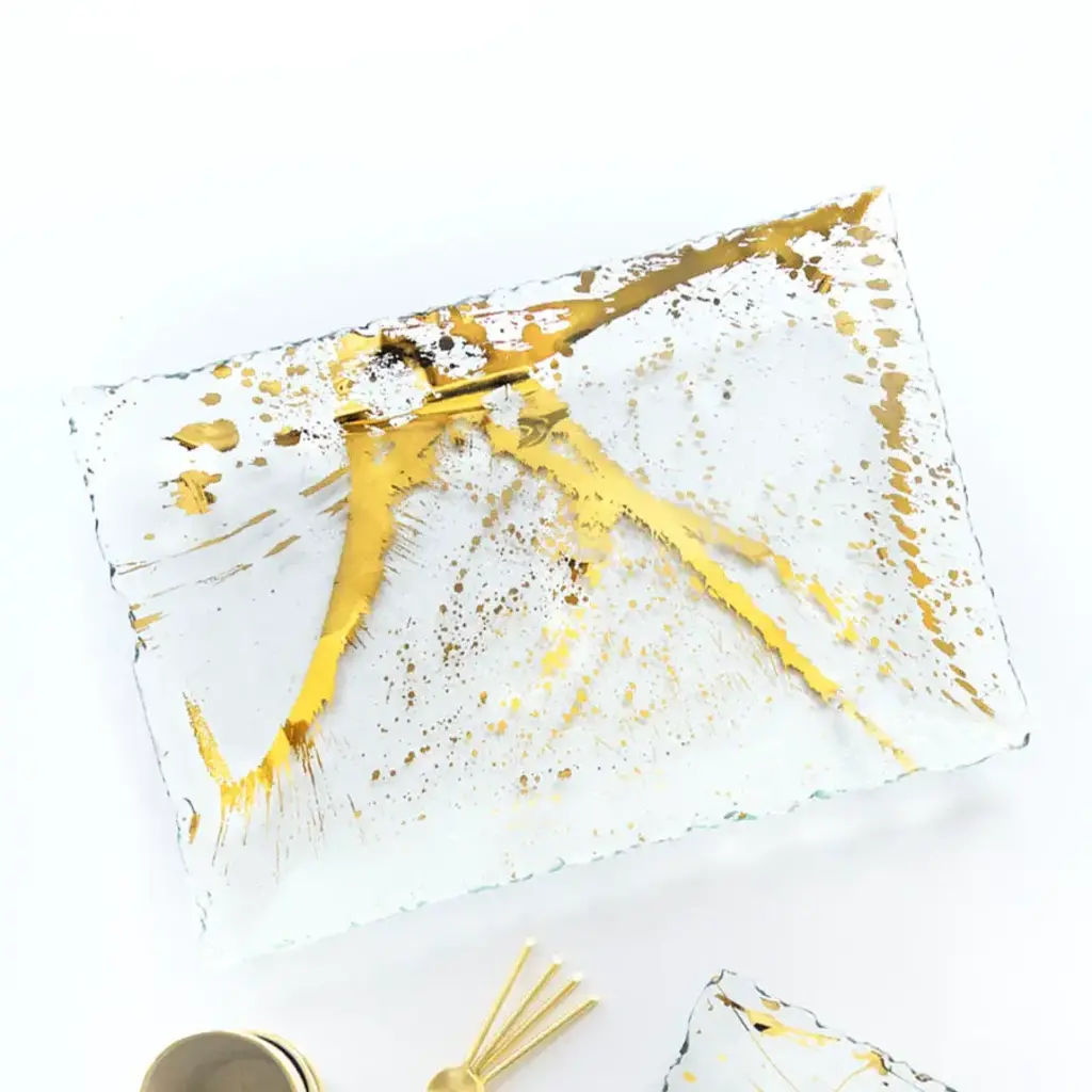 Annie Glass Jaxon Martini Tray