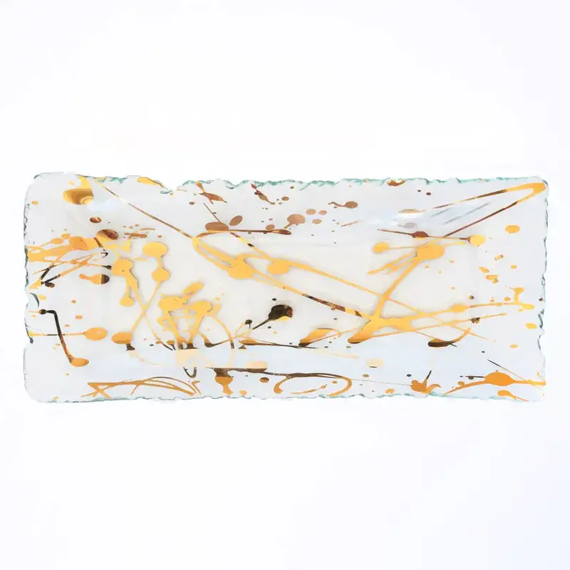 Annie Glass Jaxon Appetizer Tray