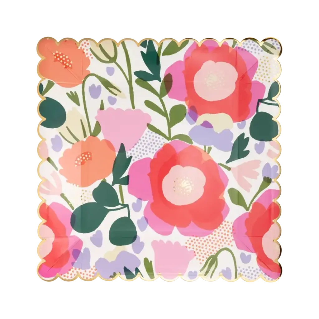Floral Plate
