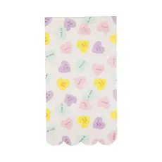Conversation Hearts Dinner Napkin