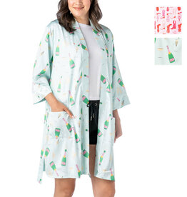 Brunch & Bubbles Satin Robe