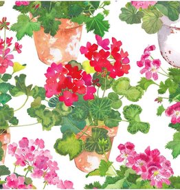 Trailing Geranium Cocktail Napkin
