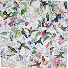 Hummingbird Trellis Cocktail Napkin