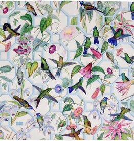 Hummingbird Trellis Cocktail Napkin