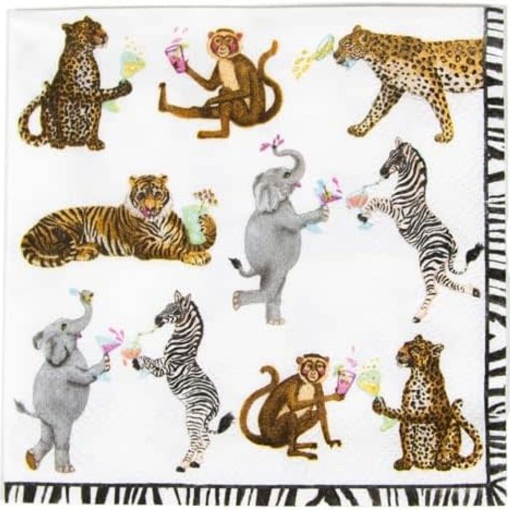 Cocktails Gone Wild Cocktail Napkin
