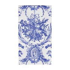 Romantic Toile Blue Guest Towel