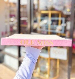 University Decorative Book - Light Pink