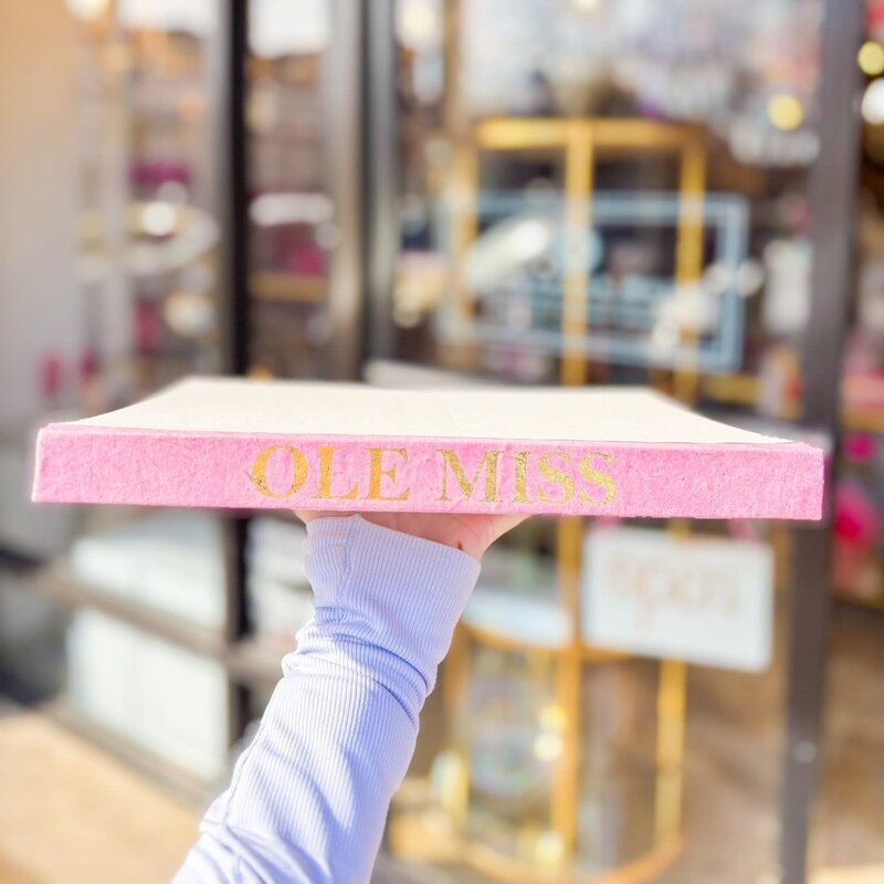 University Decorative Book - Light Pink