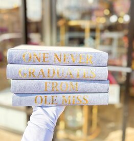 One Never Graduates Book Set - Blue