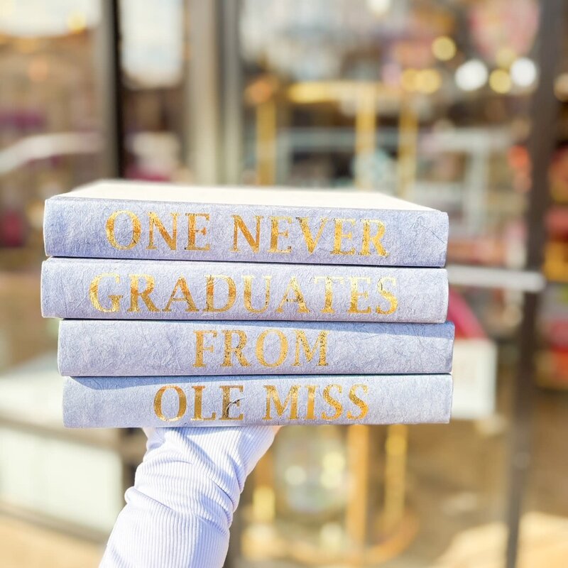 One Never Graduates Book Set - Blue