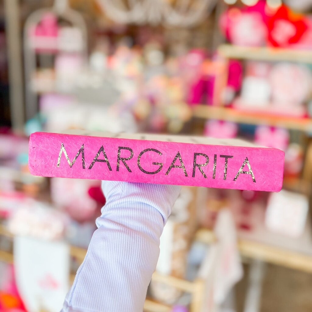 Margarita Decorative Book - Magenta